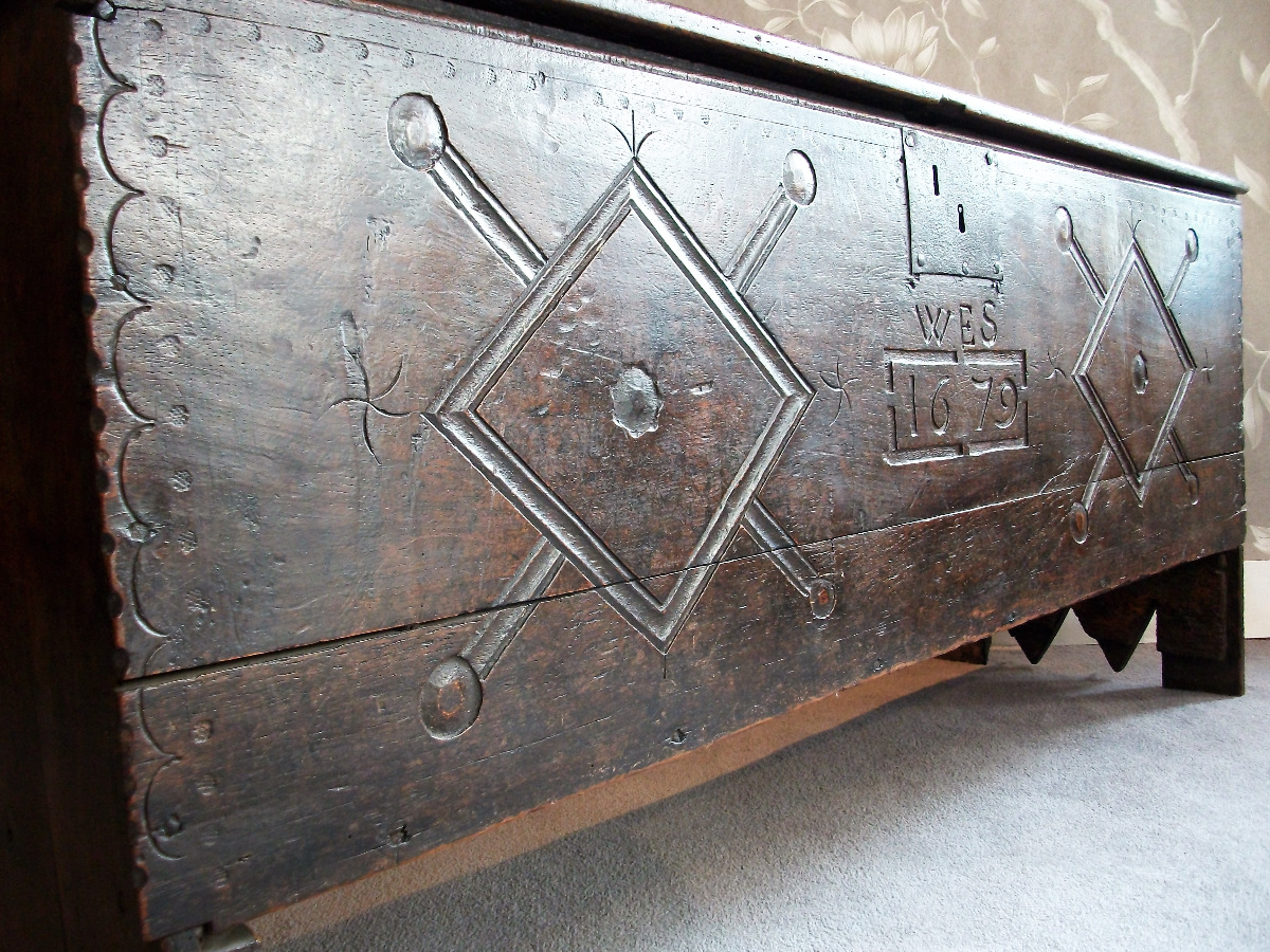 English 17th Century Sword or Rapier Chest